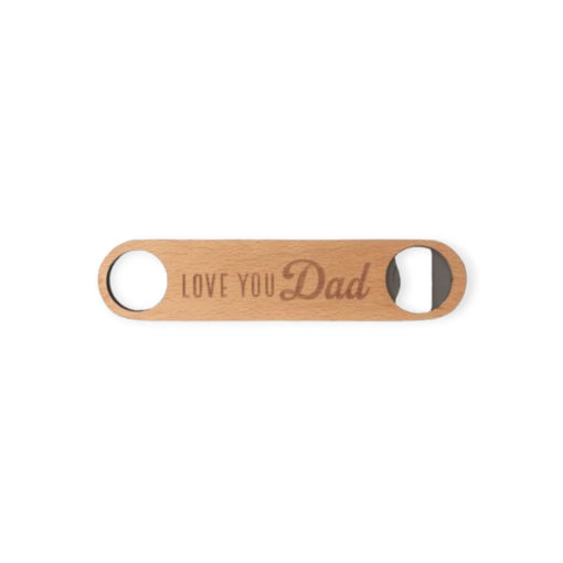 Picture of SPLOSH WOODEN BOTTLE OPENER - LOVE YOU DAD
